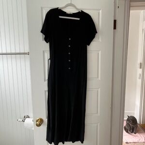 Grade & Gather Midi Wide-Leg Jumpsuit